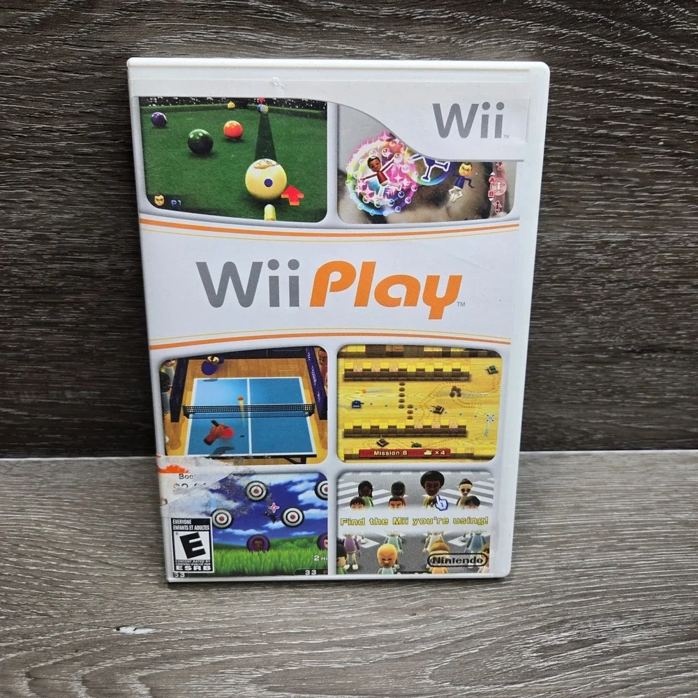 Nintendo Wii Play Game Complete Case Manual Wii Sports Interactive Tested